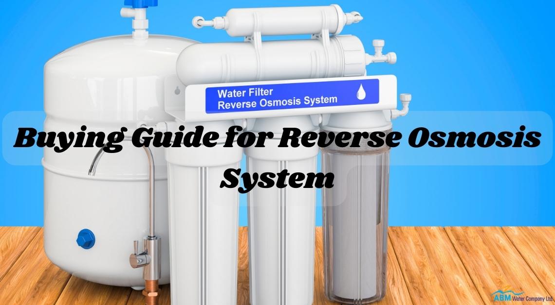 Buying Guide for Reverse Osmosis System